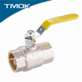 TMOK forged and thread brass valve with safety structure long steel handle